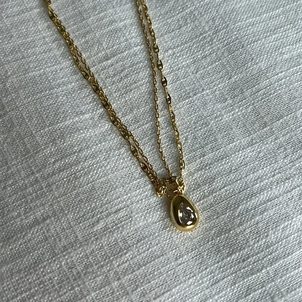 Madewell gold two necklace set, new with tags - Picture 2 of 3